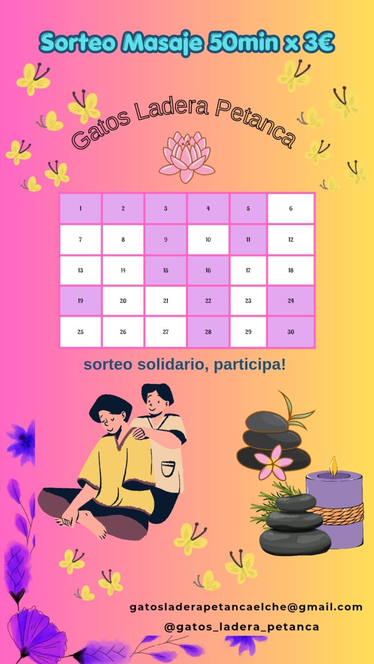 sorteo masaje junio 2026